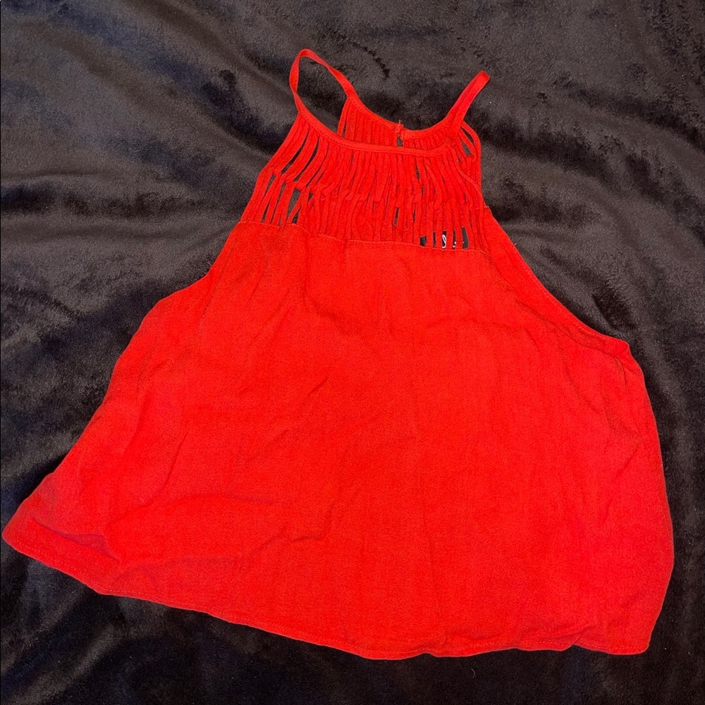Red Dressy Tank